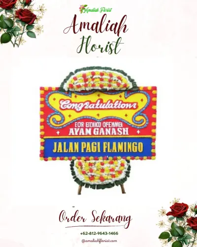 Bunga Papan Congratulation di Balumbang Jaya